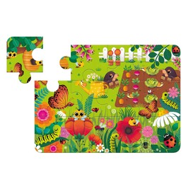 Ma boite à puzzle 12pièces - Le jardin - Dès 3 ans