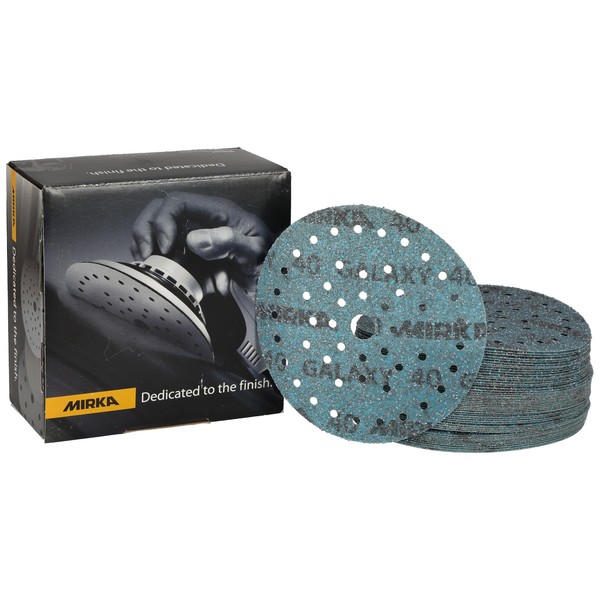 Mirka Galaxy Multifit Sandpaper 6 inch (150mm) - Grit 40,