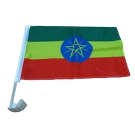 12x18 Wholesale Lot 12 Ethiopia Star Country Car Vehicle 12"x18" Flag