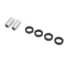 Bicycle Shock Absorber Black Aluminium Alloy Cycling Rear Shock with