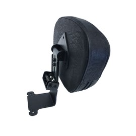 Cavalry Fully Adjustable Driver's Backrest for 04+ Honda Shadow Aero VT750 - Black, Motorcycle Seat