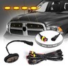4 Pcs Led Grill Lights Compatible with 2013-2018 RAM 1500