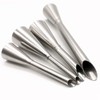 4 Piece Stainless Steel Shoe Cream Piping Tips Confectionery Supplies