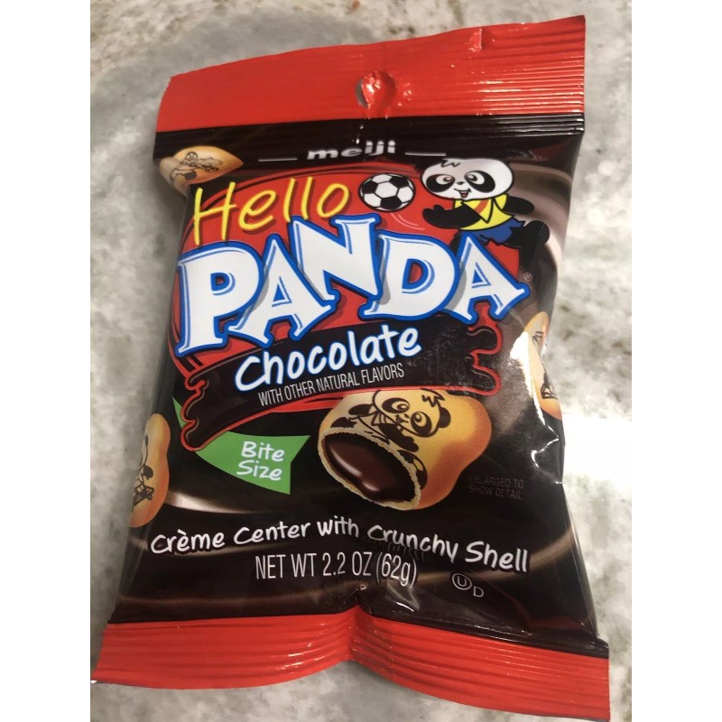 Meiji 1 Bag Meiji 7 Oz Hello Panda Chocolate Creme