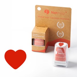 Natmisz:Cute Self Inking Stamp Set - Exclusive Custom Design - Perfect for Daily Planner, Journaling Notebooks,Scrapbook,Stickers,Travel Hiking Camping Journal, Stamps for Teachers Face Stamp (Love)