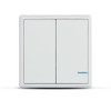 Wireless Switch with Dual Button Sensor White IP54