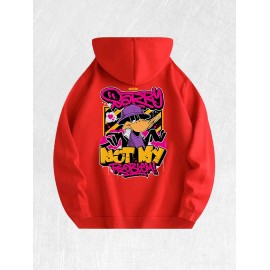 Daffy Duck Graffiti Graphic Hoodie 100% Cotton US Warehouse 7 ColorsColor: Red, Size: L