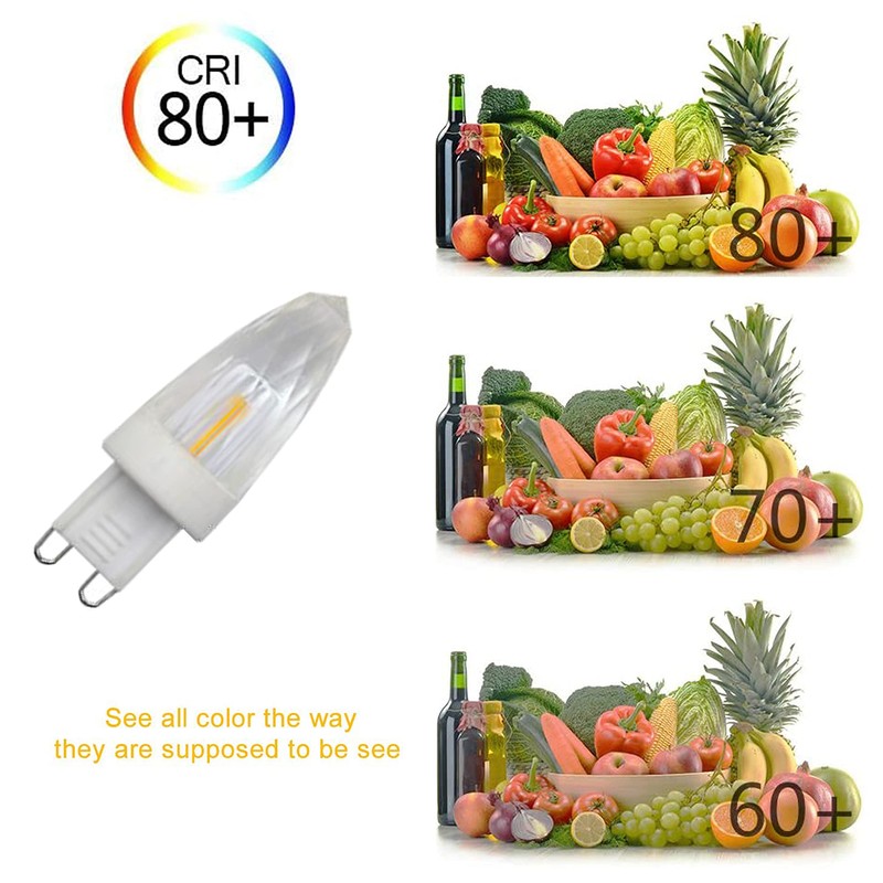 Edearkar G9 LED Bulbs Base Light Bulbs 1W AC110V Dimmable