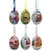 Santa, Nutcracker, Bear, Dog and Squirrel Wooden Christmas Ornaments 3