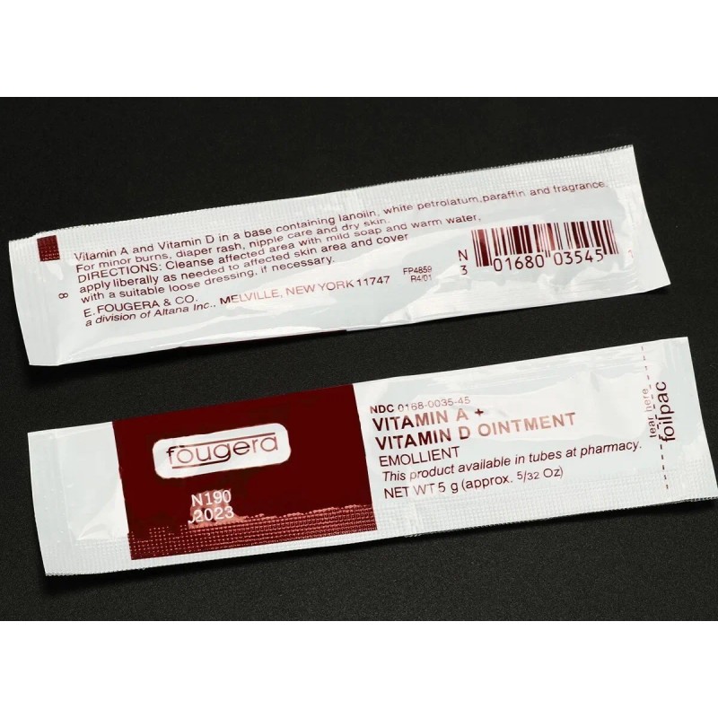 Crema Fougera Vitamina A D Tatuaje Microblading 100 Pzs