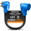 HORIZVA 30 Amp to 50 Amp RV Adapter 1FT, TT-30P