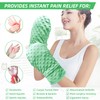 Microwavable Therapy Mittens Lavender Hand Warmer Gloves with Arthritis Compression,Moist