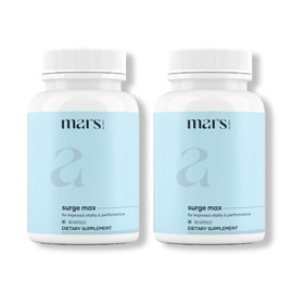 Generic Mars by GHC Natural Surge Max Capsules (Pack of 2) | Enriched with Shilajit, Safed Musli & Gokshura | Supports Energy, Stamina & Overall Well-Being | 60N