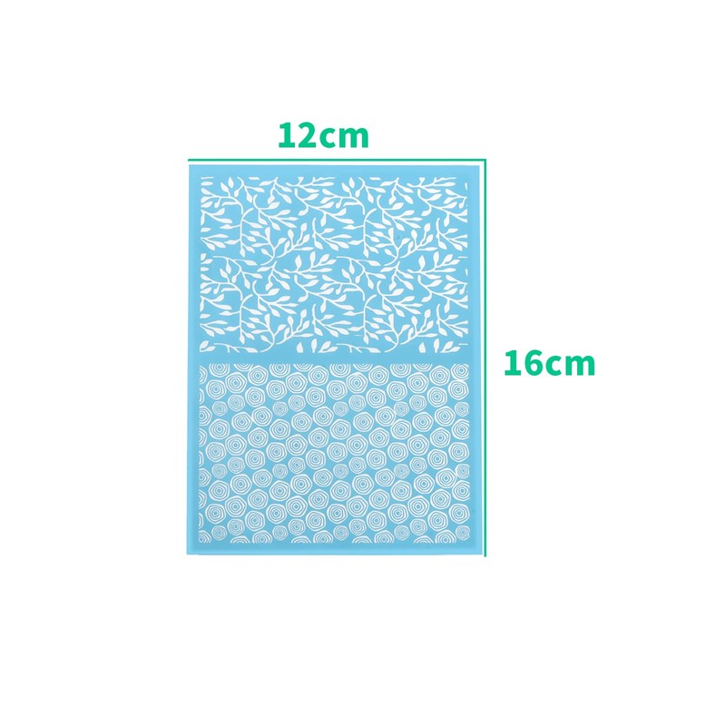 3 Pieces Silk Screen Printing Stencils Clay Accessories for DIY