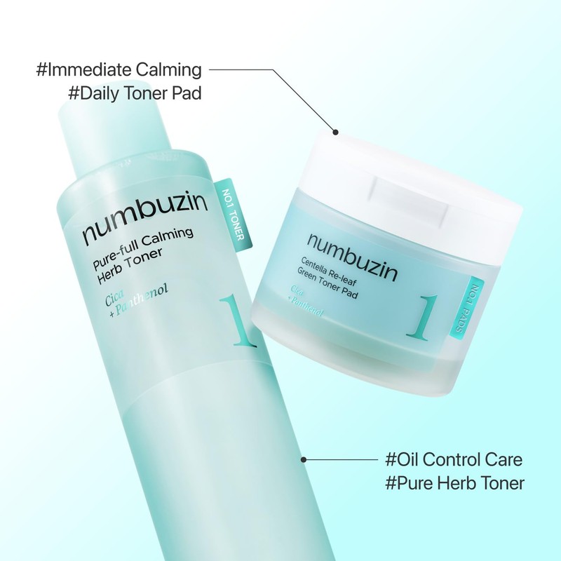 numbuzin No.1 Toner | Pure-Full Soothing Toner | Acne Prone