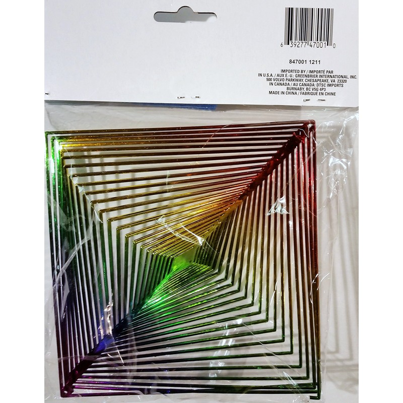 Wind Twister Garden Decoration: Rainbow Diamond
