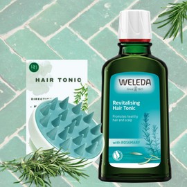 Revitalising Hair Care Bundle With Weleda Hair Tonic 100ml & RAB Gifts Scalp Massager and Guide