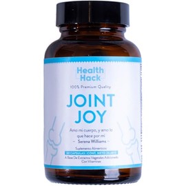 Health Hack Joint Joy | Con Glucosamina, Colágeno, MSM, Ácido Hialurónico, Omega 3, Cúrcuma y Vitaminas | Rodillas