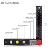 Vodlbov Digital Protractor 999.9° Digital Spirit Level, Angle Bevel Ruler
