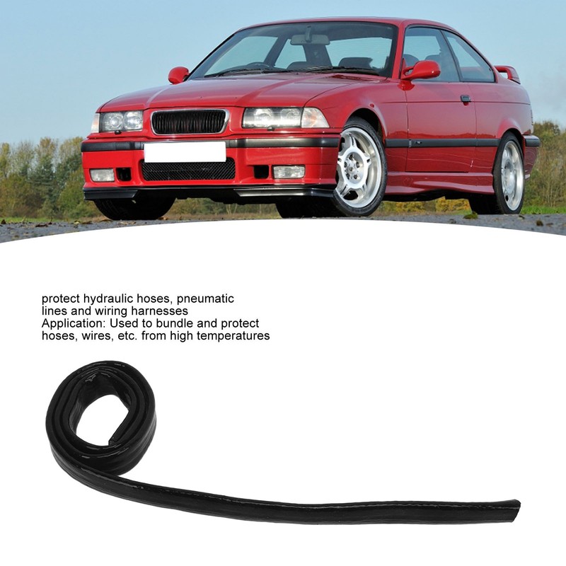 Oil Fuel Line Fire Sleeve Silicone Automotive Hose Lines Heat