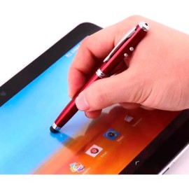 Universo en Linea Pluma 4 En 1 Stylus Touch Lampara Láser Capacitativa Calidad