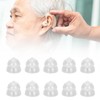 10Pcs Sound Amplifier Tips Silicone Anti Static Noise Reduction Double