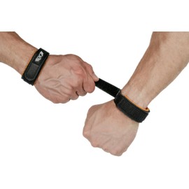 WARM BODY COLD MIND Premium Leather Wrist Wraps for Cross Training, Olympic Weightlifting, Powerlifting, Bodybuilding, Deadlift, Strength Training and Wrist Support 2.0 (Black, XS)