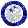 Malida 1/4 inch O.D. Length 32.8ft(10 meters) RO Water Tubing,