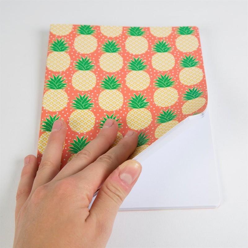 Tropical Summer Pineapple A5 Notebook Sass & Belle