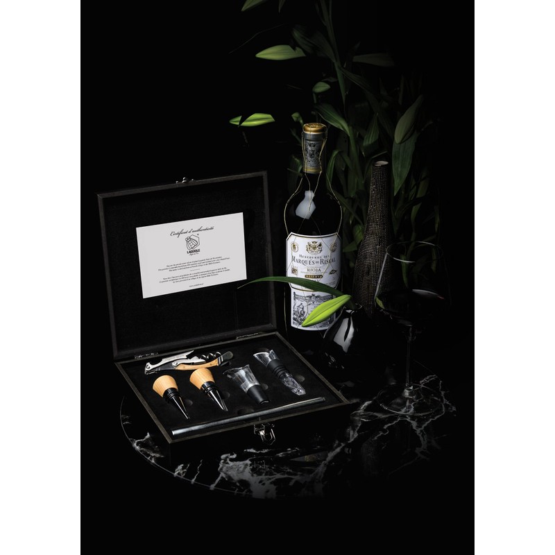 Laguiole Style de Vie Sommelier Corkscrew Set 6 Piece Oak