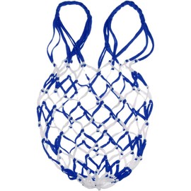 Bolsa de red de baloncesto, almacenamiento de malla de fútbol, bolsa de transporte de nailon con soporte para pelota deportiva para cordón de pelota de voleibol