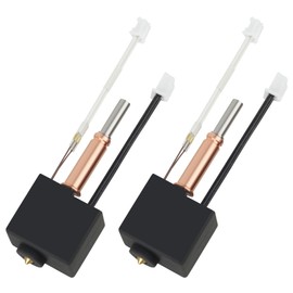 2PCS Original Kobra 3 Hotend 3D Printer All Metal Extruder Hot End Replacement with 0.4mm Brass Nozzle and Silicone Sock for Anycubic Kobra 3 and Kobra 3 Combo 3D Printers