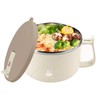 43.9 Oz 1300 ML Microwave Noodle Bowl with Lid &