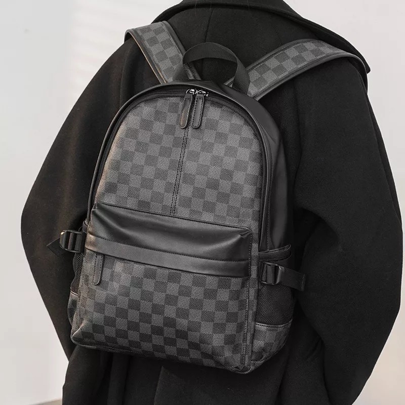 Skora Mochila Impermeable De Viajes De Cuero Para Laptop