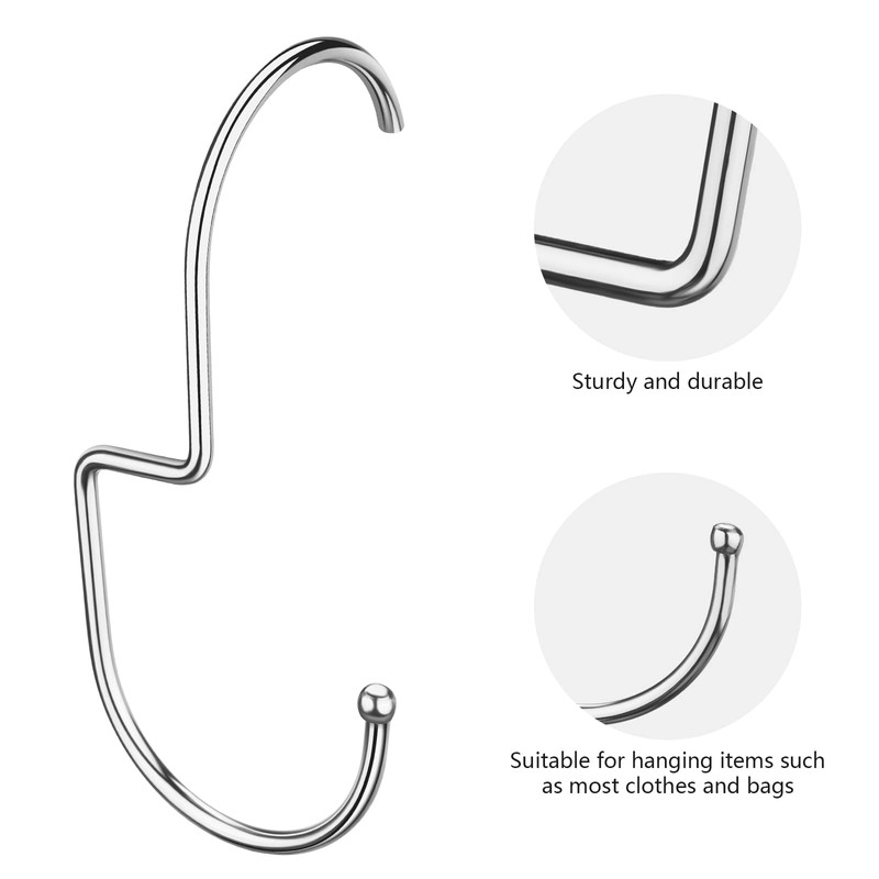 Queekay 12 Pieces Purse Hooks for Closet Bag Hanger Organize