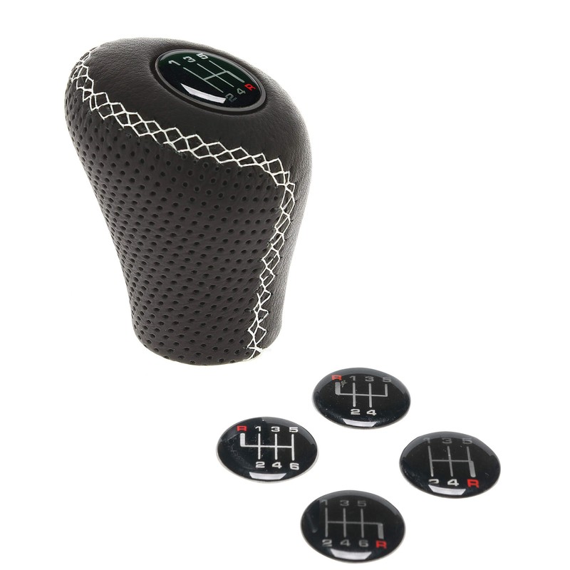 Sumex 2505 GWG Gear Knob Leather Changes, White