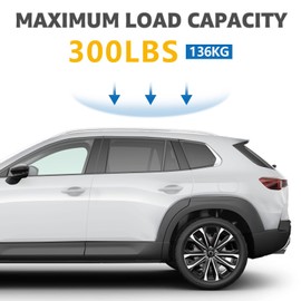 Roof Rack Cross Bars Compatible with Mazda CX50 CX-50 2023-2025, Adjustable Aluminum Heavy Duty 300 LBS Anti-Theft Lock Cargo Carrier Rooftop Crossbar Accessories for Bike, Basket, Snowboard, Luggage