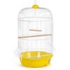 HomeStock Elegant Escape Small Round Bird Cage with Graceful Design,