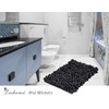 Lashuma Bathroom Mats for Underfloor Heating Colour: Black Small Bath