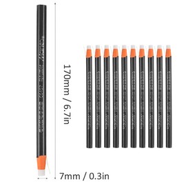 Borrador de línea de tracción de punta fina de 7 mm Borrador de materiales de boceto de lápiz, borradores de pluma de 10 piezas para la escuela Oficina Pintura Escritura Dibujo Suministros de arte