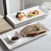 Rectangular Ceramic Plates Set, 12 Inch Large Ceramic Serving Dishes,