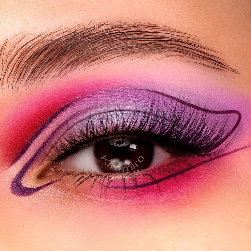 False Lashes Natural Look Fluffy Faux Mink Eyelashes Wispy Fox