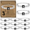 Tondiamo 12 Set Sport Bracelets Baseball Softball Basketball Football Volleyball