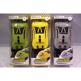 Vivitar EXTREME RACING: 3 pc LOT REMOTE CONTROL SPORTS CAR SET GREEN YELLOW GRAY NEW 27H