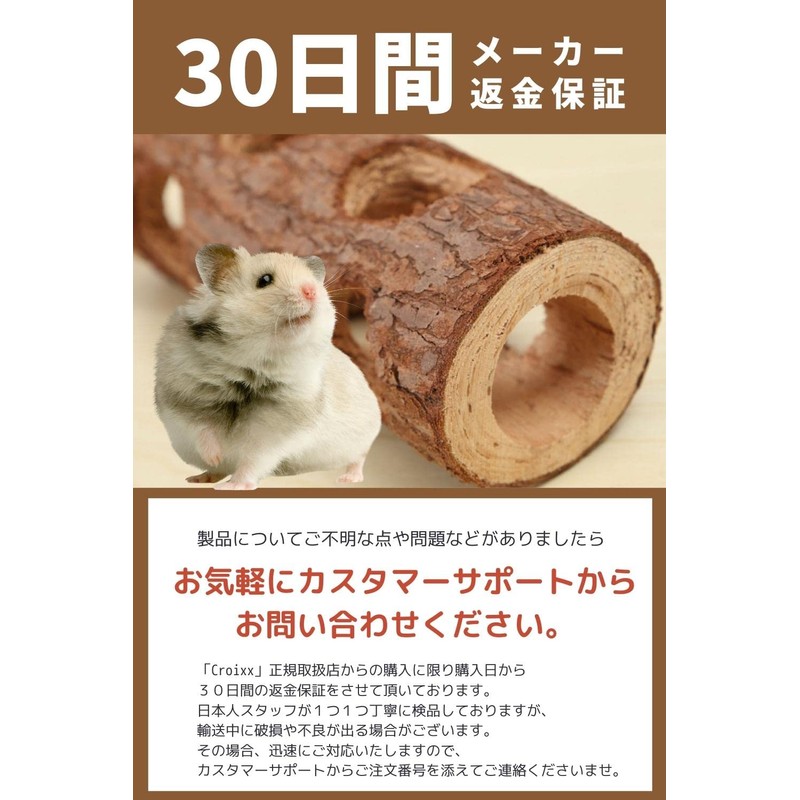 Croixx Hamster Toothpaste (Natural Wood), Rabbit, Tegu, Small Animal, Toy,