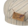 Stetson Ledford Driver Linen Flat Cap Men Cream White 7
