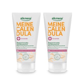 alkmene Regenerating Hand Concentrate with Calendula for Stressed Hands 75 ml - Hand Cream for Very Dry Hands & Cracked Hands - Vegan Hand Cream for Men and Women
