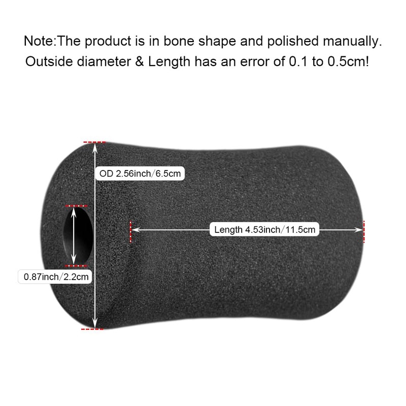 OTFAITP Sponge Foam Foot Pad Roller Pair, Used for Replacing