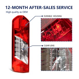 Tail Lights Assembly for 2015-2025 Ford Transit 150 250 350 350HD LH