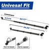 Zento Deals Heavy Duty Expandable Clothes Bar Car Hanger Rod-